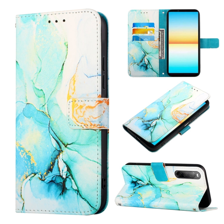 PT003 Marble Pattern Flip Leather Phone Case, For Sony Xperia 10 VI, For Sony Xperia 1 VI, For Sony Xperia 5 VI, For Sony Xperia 5 V, For Sony Xperia 1 V, For Sony Xperia 10 V