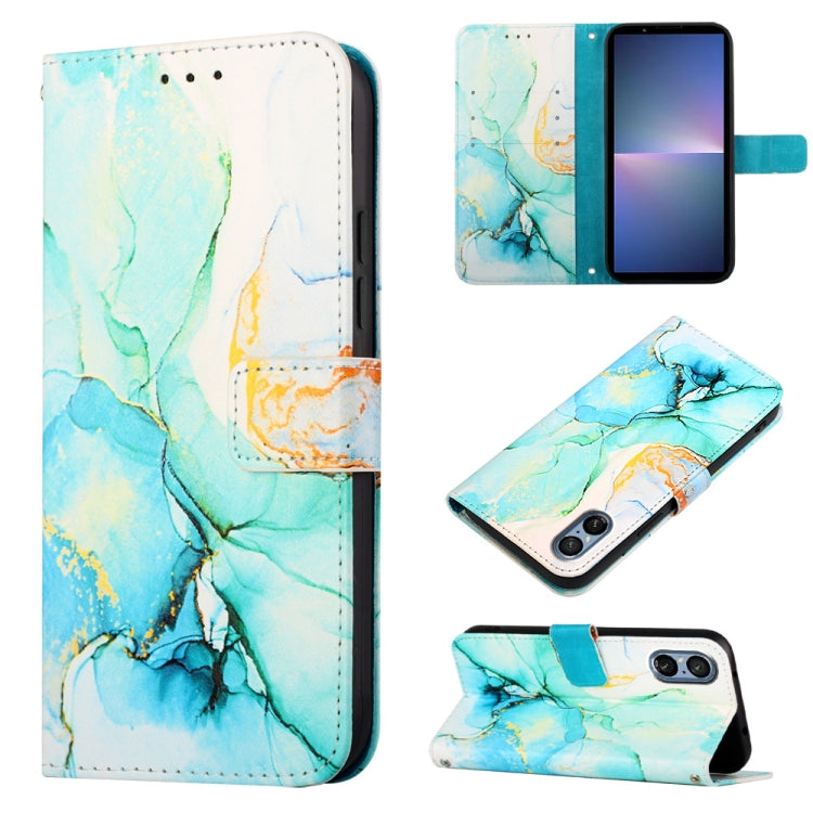 PT003 Marble Pattern Flip Leather Phone Case, For Sony Xperia 10 VI, For Sony Xperia 1 VI, For Sony Xperia 5 VI, For Sony Xperia 5 V, For Sony Xperia 1 V, For Sony Xperia 10 V