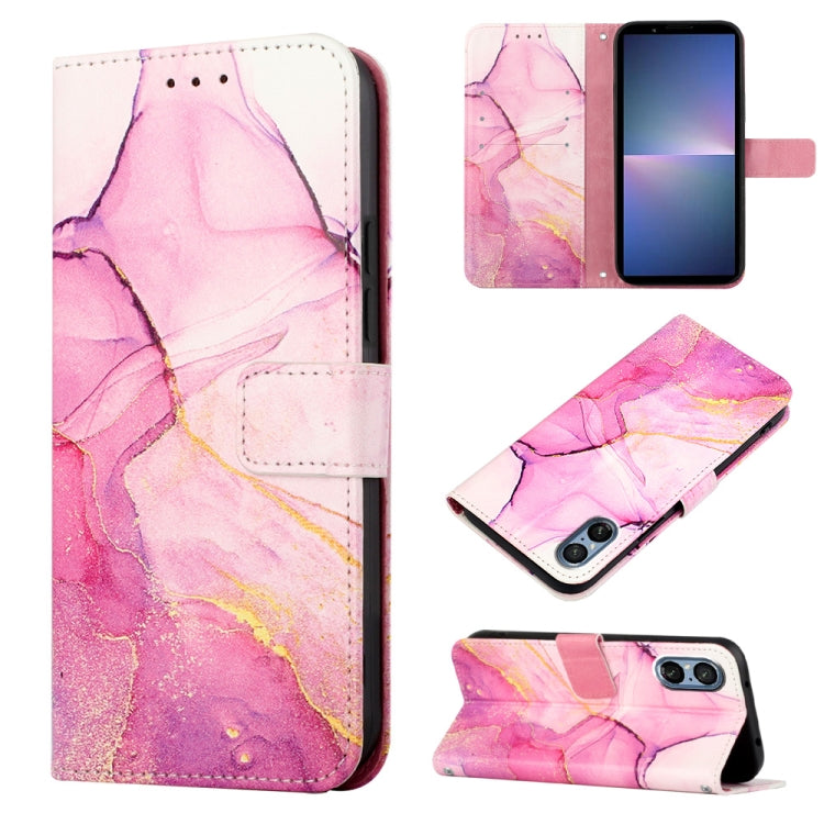 PT003 Marble Pattern Flip Leather Phone Case, For Sony Xperia 10 VI, For Sony Xperia 1 VI, For Sony Xperia 5 VI, For Sony Xperia 5 V, For Sony Xperia 1 V, For Sony Xperia 10 V