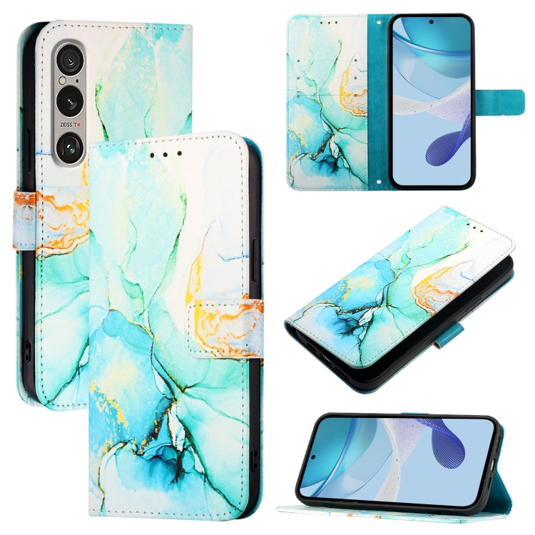 PT003 Marble Pattern Flip Leather Phone Case, For Sony Xperia 10 VI, For Sony Xperia 1 VI, For Sony Xperia 5 VI, For Sony Xperia 5 V, For Sony Xperia 1 V, For Sony Xperia 10 V