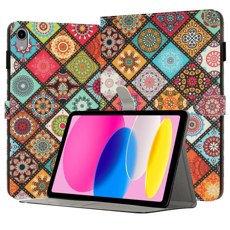 Painted Leather Smart Tablet Case, For iPad mini 6 / mini 2024, For iPad Pro 11 2022 / 2021 / 2020, For iPad 10th Gen 10.9 2022, For iPad 10.2 2021 / 2020, For iPad mini 5 / 4 / 3 / 2 / 1, For iPad Air / Air 2 / 9.7 2017 / 2018