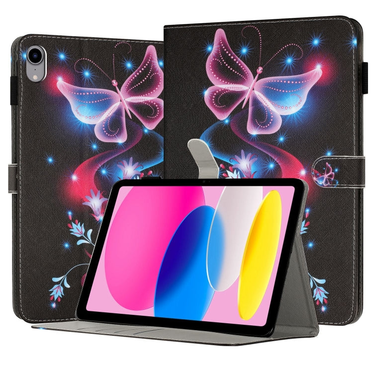 Painted Leather Smart Tablet Case, For iPad mini 6 / mini 2024, For iPad Pro 11 2022 / 2021 / 2020, For iPad 10th Gen 10.9 2022, For iPad 10.2 2021 / 2020, For iPad mini 5 / 4 / 3 / 2 / 1, For iPad Air / Air 2 / 9.7 2017 / 2018