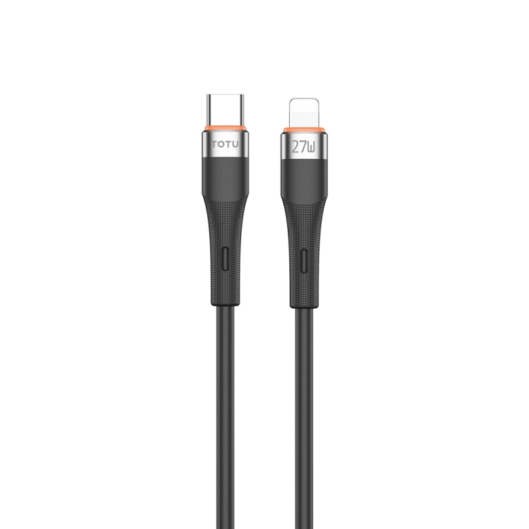 TOTU CB-2 Series USB-C / Type-C to 8 Pin Aluminum Alloy Skin Feel Charging Data Cable, 1m, 2m