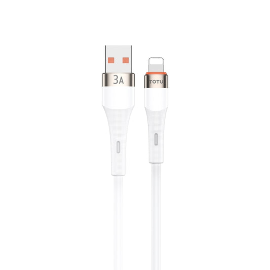 TOTU CB-2 Series USB to 8 Pin Aluminum Alloy Skin Feel Data Cable, 1m, 2m