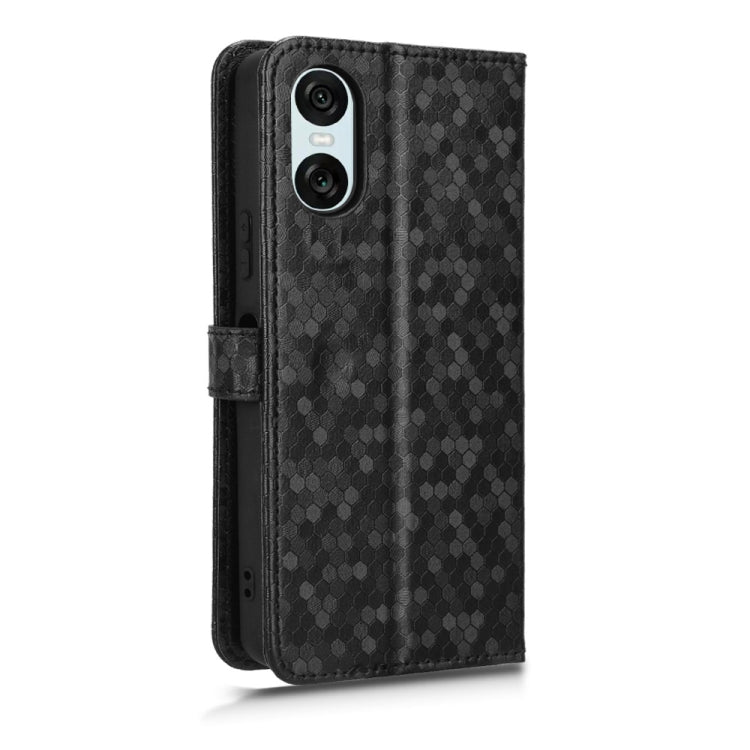 Honeycomb Dot Texture Leather Phone Case, For Sony Xperia 10 VI, For Sony Xperia 1 VI, For Sony Xperia 1 V, For Sony Xperia 10 V