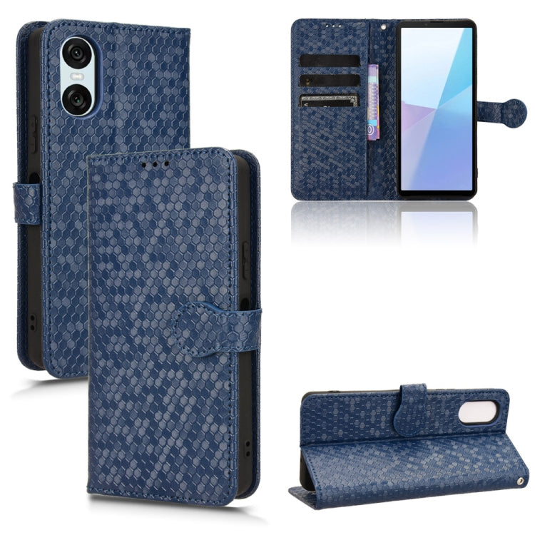 Honeycomb Dot Texture Leather Phone Case, For Sony Xperia 10 VI, For Sony Xperia 1 VI, For Sony Xperia 1 V, For Sony Xperia 10 V