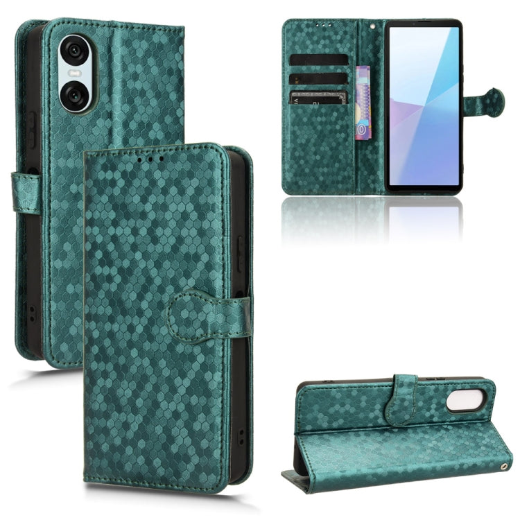 Honeycomb Dot Texture Leather Phone Case, For Sony Xperia 10 VI, For Sony Xperia 1 VI, For Sony Xperia 1 V, For Sony Xperia 10 V