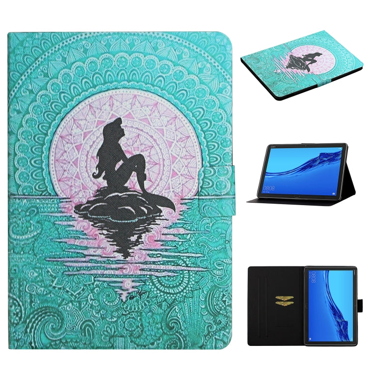 Colored Drawing Pattern Horizontal Flip Leather Case with Holder & Card Slots & Sleep / Wake-up Function, For Huawei MediaPad M5 Lite, For Lenovo Tab FHD M10 Plus X606F, For iPad 5, For iPad 10.2, For iPad Pro 10.5