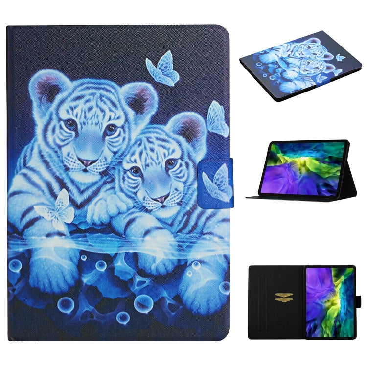Colored Drawing Pattern Horizontal Flip Leather Case with Holder & Card Slots & Sleep / Wake-up Function