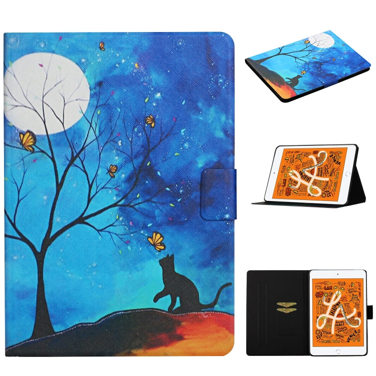 Colored Drawing Pattern Horizontal Flip Leather Case with Holder & Card Slots & Sleep / Wake-up Function