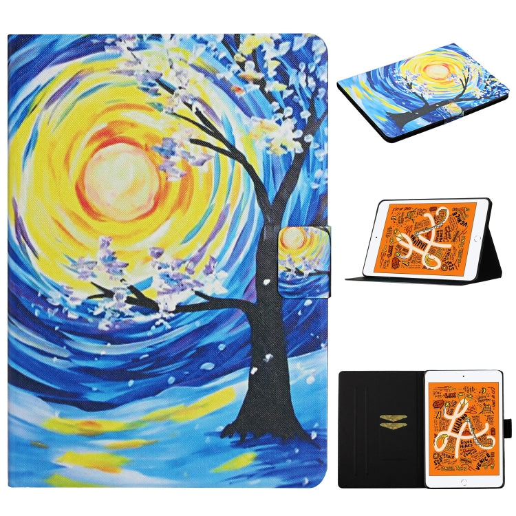 Colored Drawing Pattern Horizontal Flip Leather Case with Holder & Card Slots & Sleep / Wake-up Function, For iPad 11 Pro (2020), For iPad Mini 4 / 3 / 2 / 1, For iPad Mini (2019), For Samsung Galaxy Tab S5e T720/T725, For Samsung Galaxy Tab S6 T860/T865