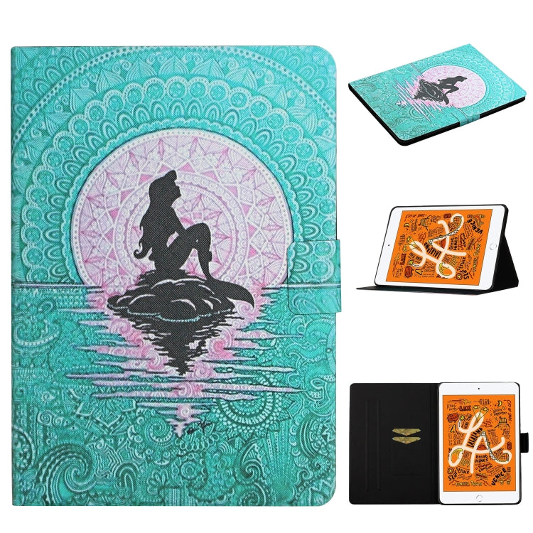Colored Drawing Pattern Horizontal Flip Leather Case with Holder & Card Slots & Sleep / Wake-up Function