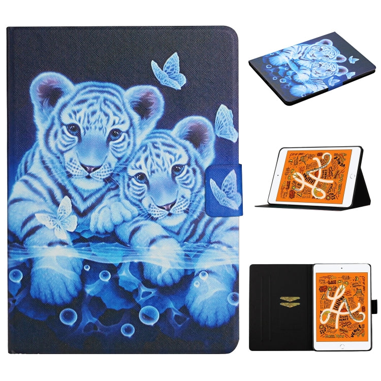 Colored Drawing Pattern Horizontal Flip Leather Case with Holder & Card Slots & Sleep / Wake-up Function