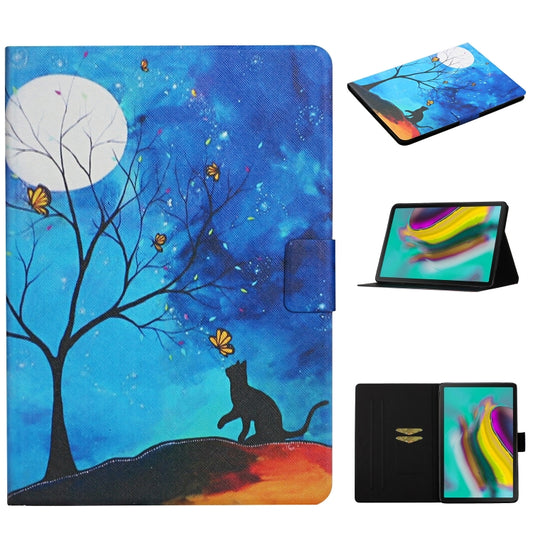 Colored Drawing Pattern Horizontal Flip Leather Case with Holder & Card Slots & Sleep / Wake-up Function, For Samsung Galaxy Tab S5e T720/T725, For Samsung Galaxy Tab S6 T860/T865, For Amazon Kindle Fire HD8 (2020), For Amazon Kindle Fire HD10 (2017)