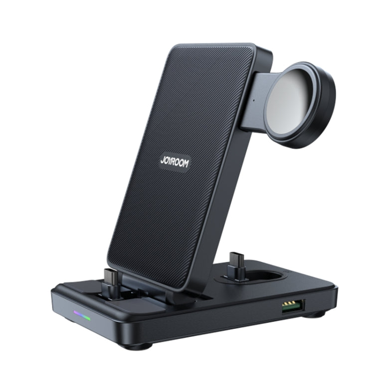 JOYROOM JR-WQS01 4 in 1 Wireless Charging Stand For Type-C Cellphone&Earphone / Samsung Watch Series, JR-WQS01