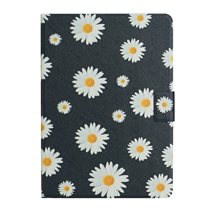 Flower Pattern Horizontal Flip Leather Case with Card Slots & Holder, For Amazon Kindle Fire HD 8 (2020), For Amazon Kindle Fire HD 10, For iPad 5, For iPad 10.2, For iPad Pro 10.5 inch