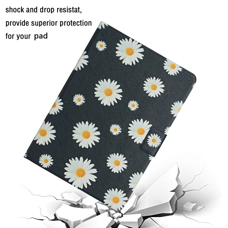 Flower Pattern Horizontal Flip Leather Case with Card Slots & Holder, For Amazon Kindle Fire HD 8 (2020), For Amazon Kindle Fire HD 10, For iPad 5, For iPad 10.2, For iPad Pro 10.5 inch