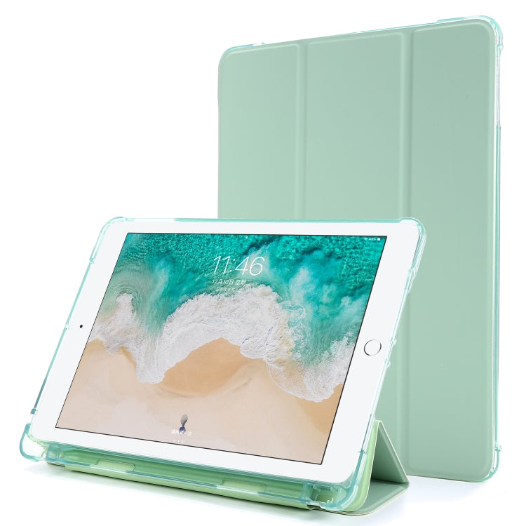 Airbag Horizontal Flip Leather Case with Three-fold Holder & Pen Holder, For iPad 9.7 (2018) & (2017), For iPad Air 2