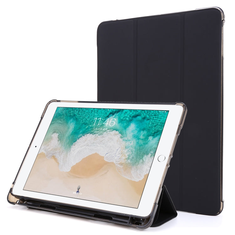 Airbag Horizontal Flip Leather Case with Three-fold Holder & Pen Holder, For iPad 9.7 (2018) & (2017), For iPad Air 2