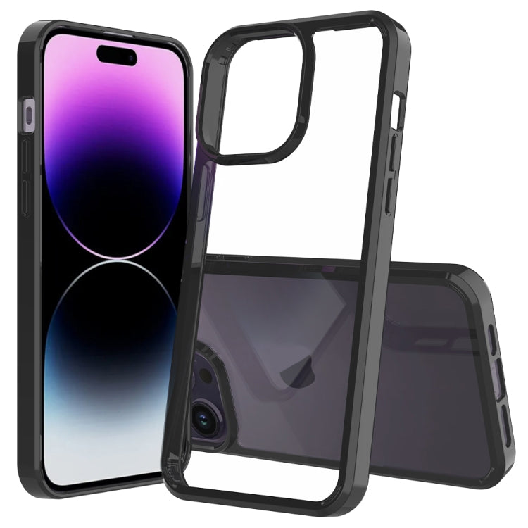 Scratchproof Acrylic TPU Phone Case, For iPhone 16 Pro Max, For iPhone 16 Pro, For iPhone 16 Plus, For iPhone 16, For iPhone 15 Pro Max, For iPhone 15 Pro, For iPhone 15 Plus, For iPhone 15