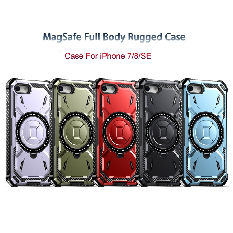 Armor Series Holder Phone Case, For iPhone SE 2022 / 2020 / 8 / 7, For iPhone XR