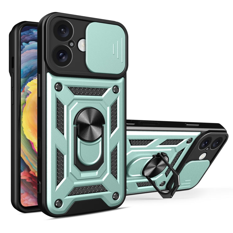 Sliding Camera Cover Design TPU+PC Phone Case, For iPhone 16 Pro Max, For iPhone 16 Pro, For iPhone 16 Plus, For iPhone 16