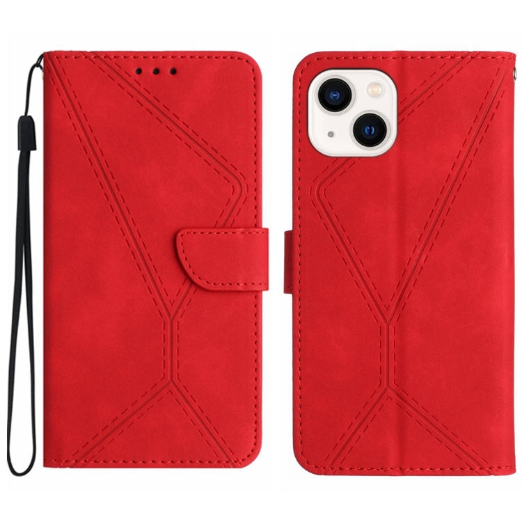 Stitching Embossed Leather Phone Case, For iPhone 15 Pro Max, For iPhone 15 Pro, For iPhone 15 Plus, For iPhone 15