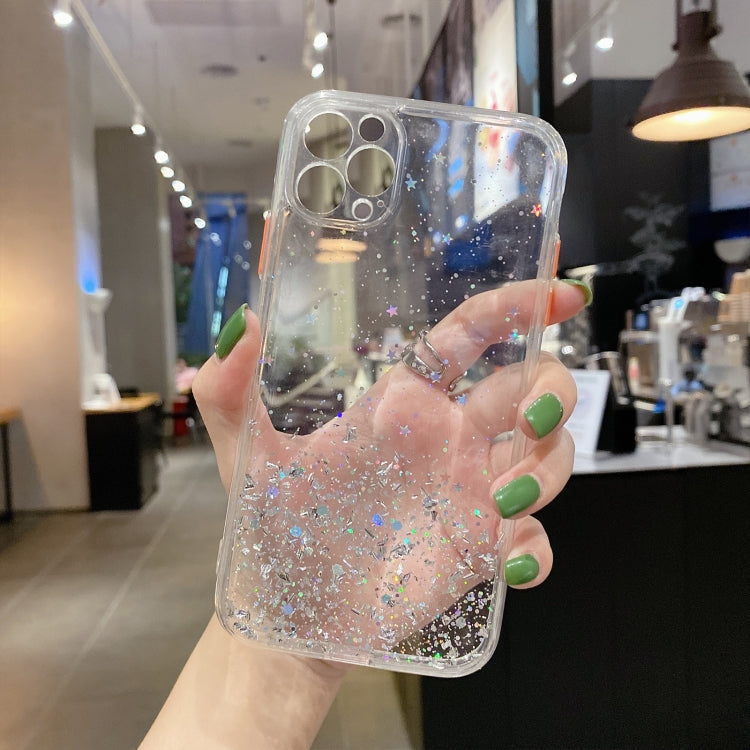 Starry Gradient Glitter Powder TPU Phone Case, For iPhone 11 Pro Max, For iPhone 11, For iPhone 11 Pro, For iPhone XS / X