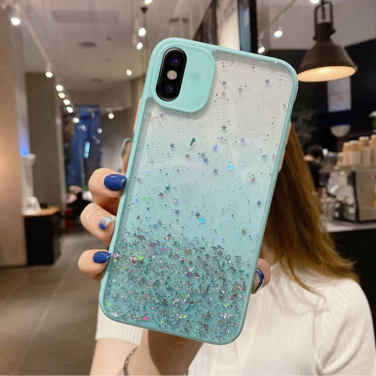 Starry Gradient Glitter Powder TPU Phone Case, For iPhone 11 Pro Max, For iPhone 11, For iPhone 11 Pro, For iPhone XS / X