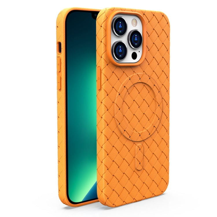Woven Pattern MagSafe Magnetic Cooling Phone Case, For iPhone 14, For iPhone 14 Pro, For iPhone 14 Pro Max, For iPhone 13 Pro Max