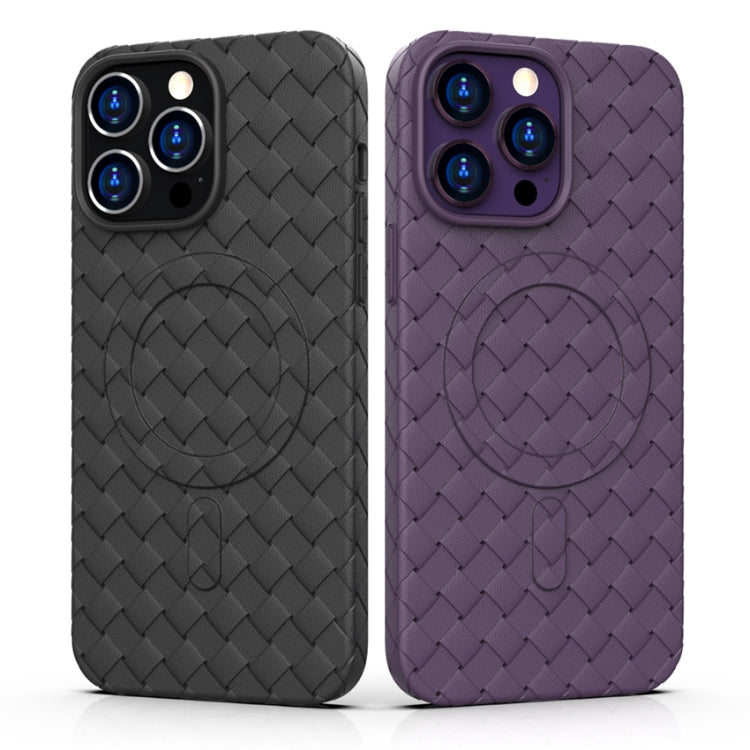 Woven Pattern MagSafe Magnetic Cooling Phone Case, For iPhone 14, For iPhone 14 Pro, For iPhone 14 Pro Max, For iPhone 13 Pro Max