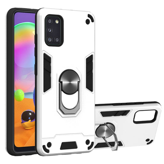 2 in 1 Armour Series PC + TPU Protective Case with Ring Holder, For Samsung Galaxy A31, For Samsung Galaxy A41, For Xiaomi Mi 10 5G / Mi 10 Pro 5G