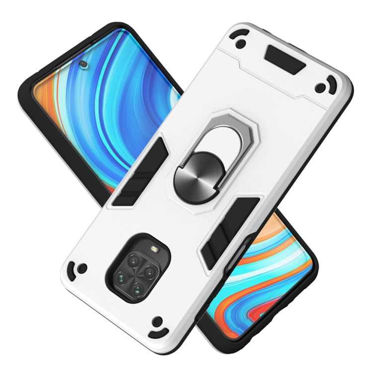 2 in 1 Armour Series PC + TPU Protective Case with Ring Holder, For Xiaomi Redmi Note 9S, For OPPO Realme 6, For LG V60 ThinQ 5G