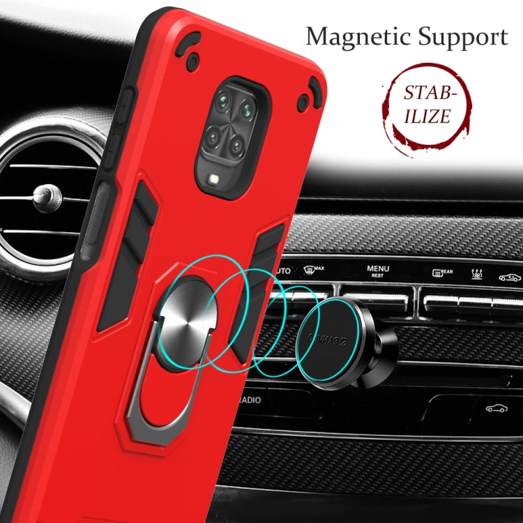 2 in 1 Armour Series PC + TPU Protective Case with Ring Holder, For Xiaomi Redmi Note 9S, For OPPO Realme 6, For LG V60 ThinQ 5G