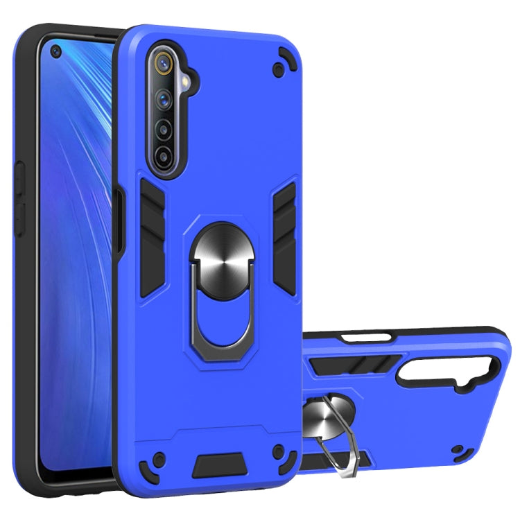 2 in 1 Armour Series PC + TPU Protective Case with Ring Holder, For Xiaomi Redmi Note 9S, For OPPO Realme 6, For LG V60 ThinQ 5G