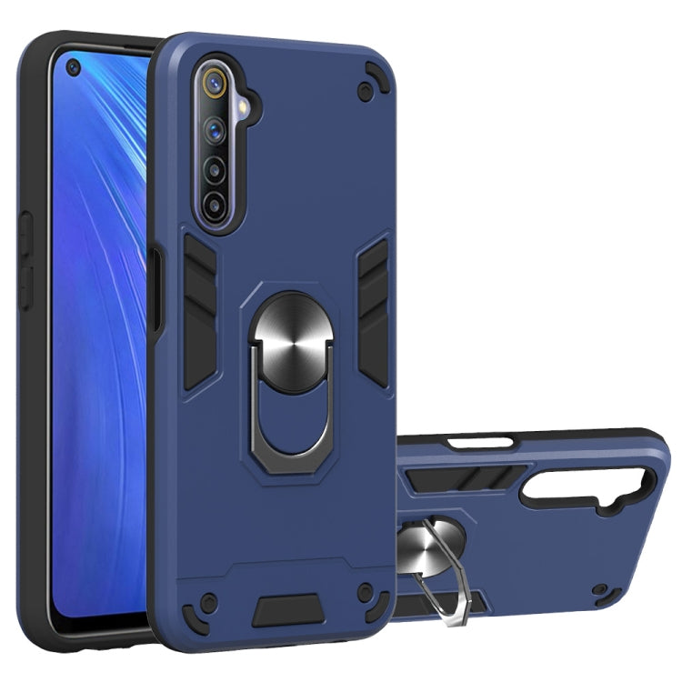 2 in 1 Armour Series PC + TPU Protective Case with Ring Holder, For Xiaomi Redmi Note 9S, For OPPO Realme 6, For LG V60 ThinQ 5G