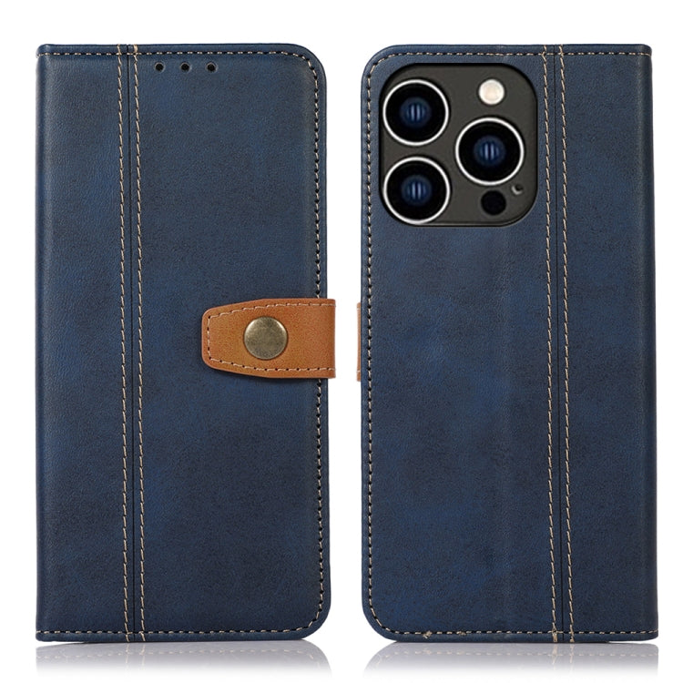 Stitching Thread Calf Texture Leather Phone Case, For iPhone 16 Pro Max, For iPhone 16 Pro, For iPhone 16 Plus, For iPhone 16, For iPhone 15 Pro Max, For iPhone 15 Pro, For iPhone 15 Plus, For iPhone 15