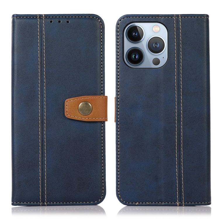 Stitching Thread Calf Texture Leather Phone Case, For iPhone 16 Pro Max, For iPhone 16 Pro, For iPhone 16 Plus, For iPhone 16, For iPhone 15 Pro Max, For iPhone 15 Pro, For iPhone 15 Plus, For iPhone 15