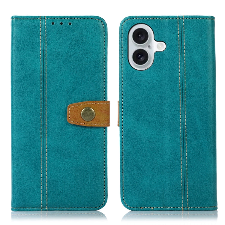 Stitching Thread Calf Texture Leather Phone Case, For iPhone 16 Pro Max, For iPhone 16 Pro, For iPhone 16 Plus, For iPhone 16, For iPhone 15 Pro Max, For iPhone 15 Pro, For iPhone 15 Plus, For iPhone 15