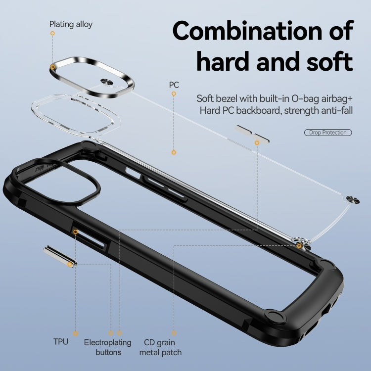 TPU + PC Lens Protection Phone Case, For iPhone 15 Pro, For iPhone 15 Plus, For iPhone 15