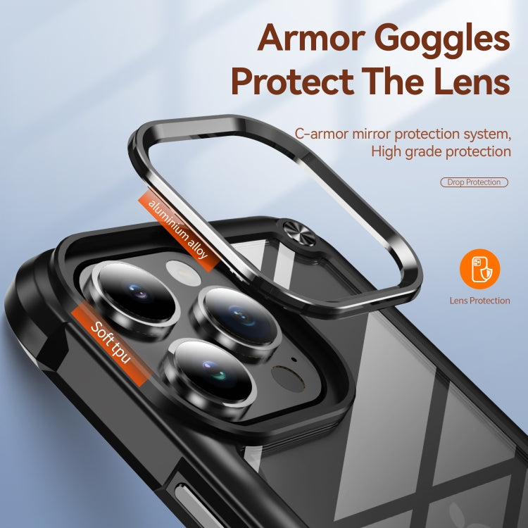 TPU + PC Lens Protection Phone Case, For iPhone 16 Pro Max, For iPhone 16 Pro, For iPhone 16 Plus, For iPhone 16, For iPhone 15 Pro Max