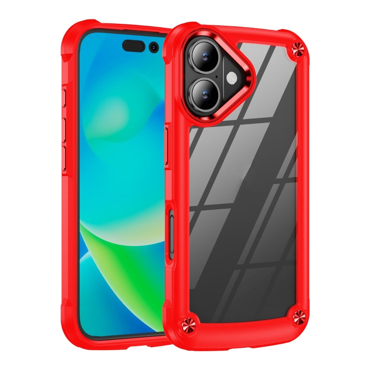 TPU + PC Lens Protection Phone Case, For iPhone 16 Pro Max, For iPhone 16 Pro, For iPhone 16 Plus, For iPhone 16, For iPhone 15 Pro Max