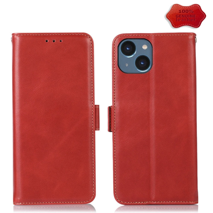 Crazy Horse Top Layer Cowhide Leather Phone Case, Series 1