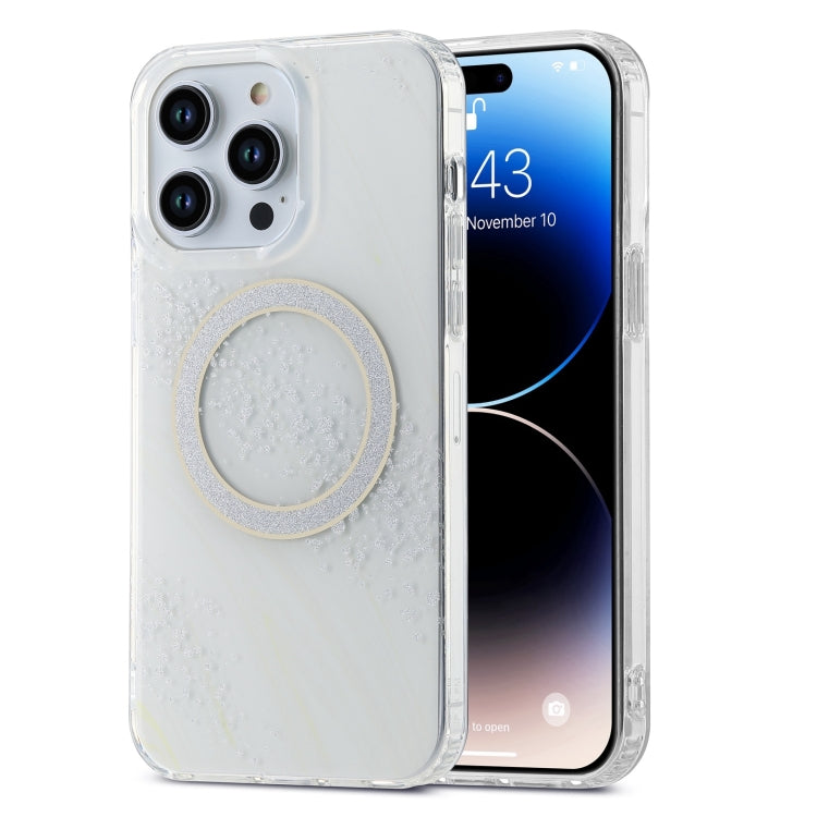Dual-side IMD Marble Magsafe Phone Case, For iPhone 15 Pro Max, For iPhone 14, For iPhone 14 Pro