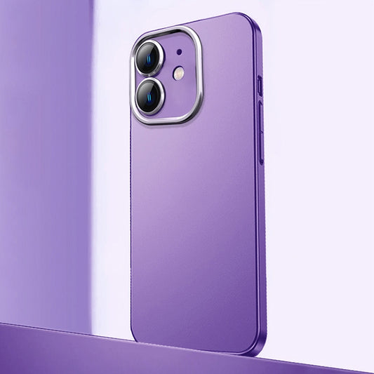 Frosted Metal Material Phone Case with Lens Protection, For iPhone 11