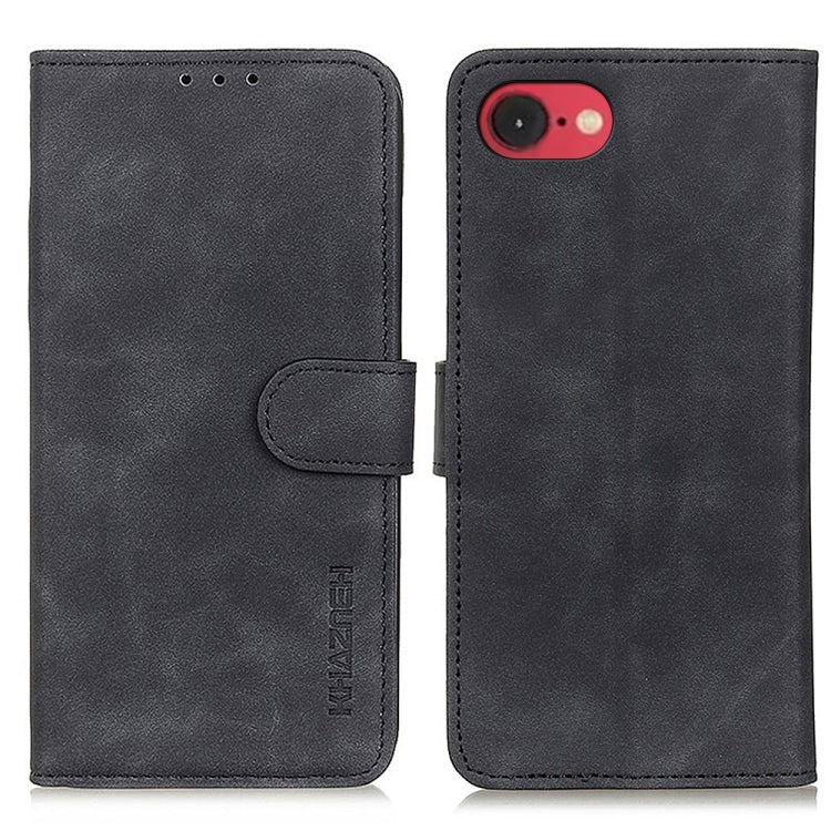 KHAZNEH Retro Texture Leather Phone Case, For iPhone 16 Pro Max, For iPhone 16 Pro, For iPhone 16 Plus, For iPhone 16, For iPhone SE 2024, For iPhone 15 Pro Max, For iPhone 15 Pro, For iPhone 15 Plus