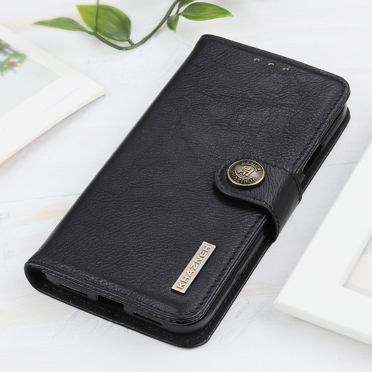 KHAZNEH Cowhide Texture Horizontal Flip Leather Phone Case, For iPhone 16 Pro Max, For iPhone 16 Pro, For iPhone 16 Plus, For iPhone 16, For iPhone SE 2024, For iPhone 15 Pro Max, For iPhone 15 Pro, For iPhone 15 Plus