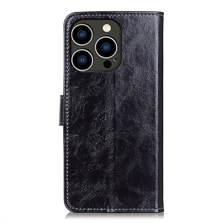 Retro Crazy Horse Texture Horizontal Flip Leather Phone Case, For iPhone 16 Pro Max, For iPhone 16 Pro, For iPhone 16 Plus, For iPhone 16, For iPhone SE 2024, For iPhone 15 Pro Max