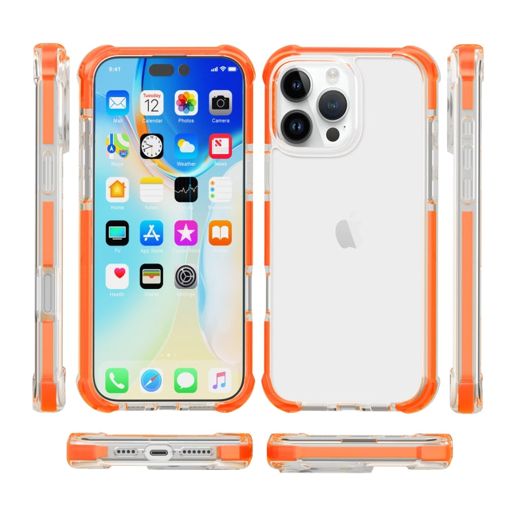 Four-corner Shockproof TPU + Acrylic Phone Case, For iPhone 16 Pro Max, For iPhone 16 Pro, For iPhone 16 Plus