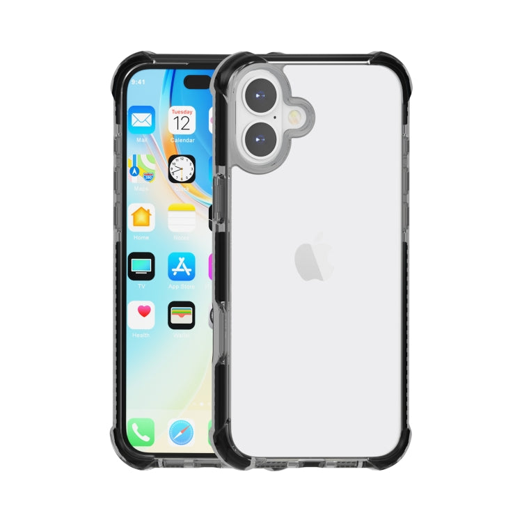 Four-corner Shockproof TPU + Acrylic Phone Case, For iPhone 16 Pro Max, For iPhone 16 Pro, For iPhone 16 Plus